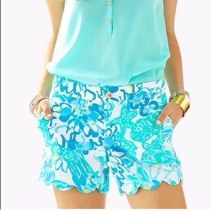Lilly Pulitzer Buttercup Scallop Shorts